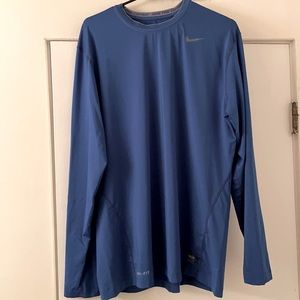 Nike pro combat dri-fit long sleeve fitted shirt. Only worn once.